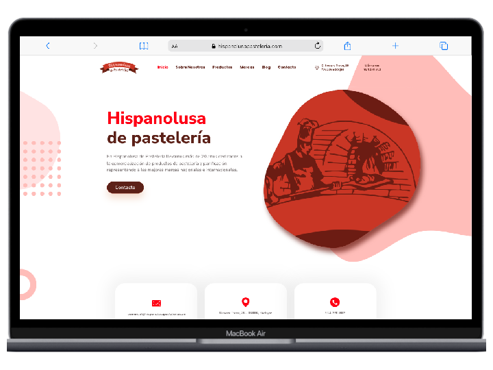 Hispanolusa de pastelería